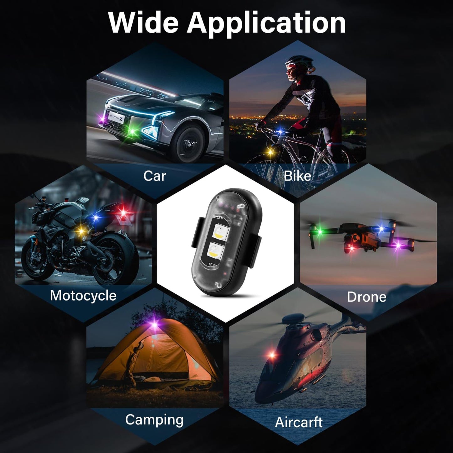 Rechargeable Universal Light for Car & Bike